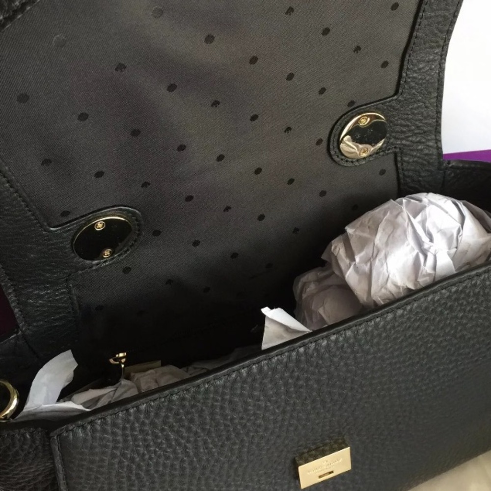 Kate spade Kim Murray street black leather satchel - Picture 6 of 8